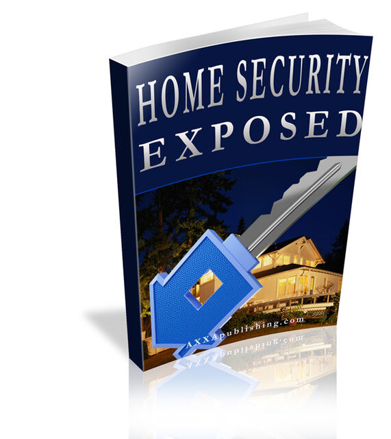 eCover representing Home Security Exposed eBooks & Reports with Private Label Rights