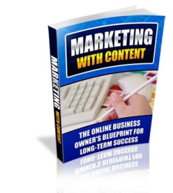 eCover representing Marketing With Content eBooks & Reports with Personal Use Rights
