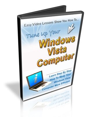 eCover representing Tune Up Your Windows Vista Computer Videos, Tutorials & Courses with Personal Use Rights