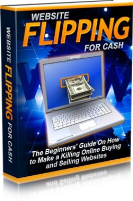 eCover representing Website Flipping For Cash eBooks & Reports with Master Resell Rights