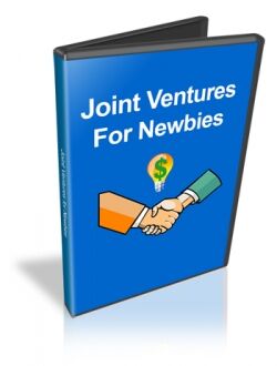 eCover representing Joint Ventures For Newbies  with Private Label Rights