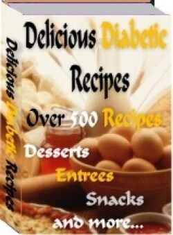 eCover representing Delicious Diabetic Recipes eBooks & Reports with Master Resell Rights