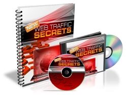 eCover representing New Web Traffic Secrets Videos, Tutorials & Courses with Master Resell Rights