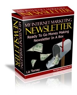 eCover representing My Internet Marketing Newsletter  with Master Resell Rights