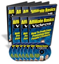eCover representing Affiliate Basics Videos Videos, Tutorials & Courses with Master Resell Rights