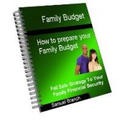 eCover representing Family Budget - How To Prepare Your Family Budget eBooks & Reports with Personal Use Rights