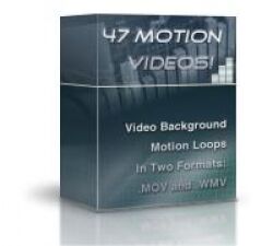eCover representing 47 Motion Videos! Videos, Tutorials & Courses with Private Label Rights
