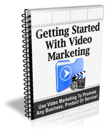 eCover representing Getting Started With Video Marketing Newsletter eBooks & Reports with Private Label Rights